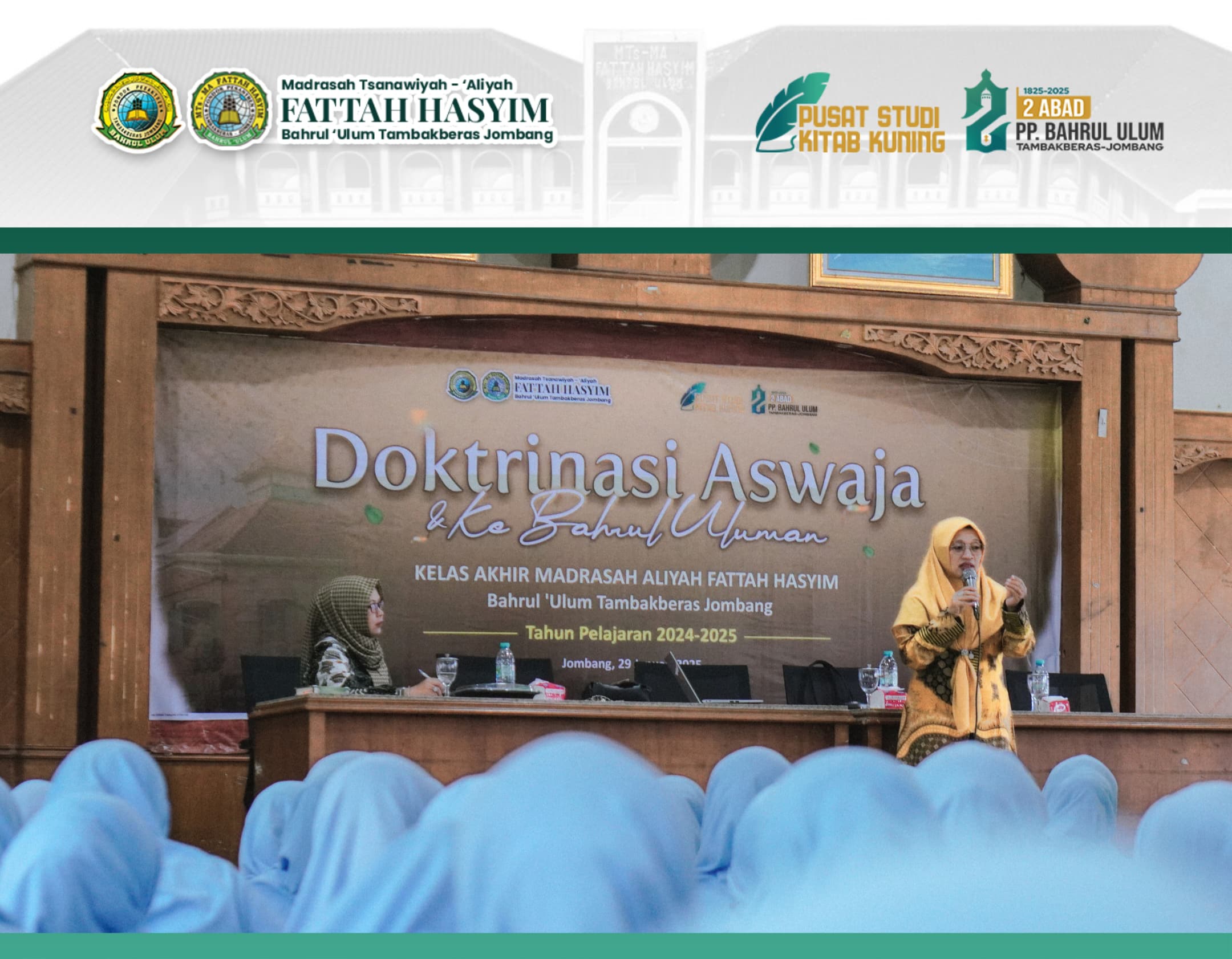 Doktrinasi Aswaja & Materi Ke-Bahrul ‘Ulum-an: Madrasah Fattah Hasyim Serius Kawal Akidah Siswa