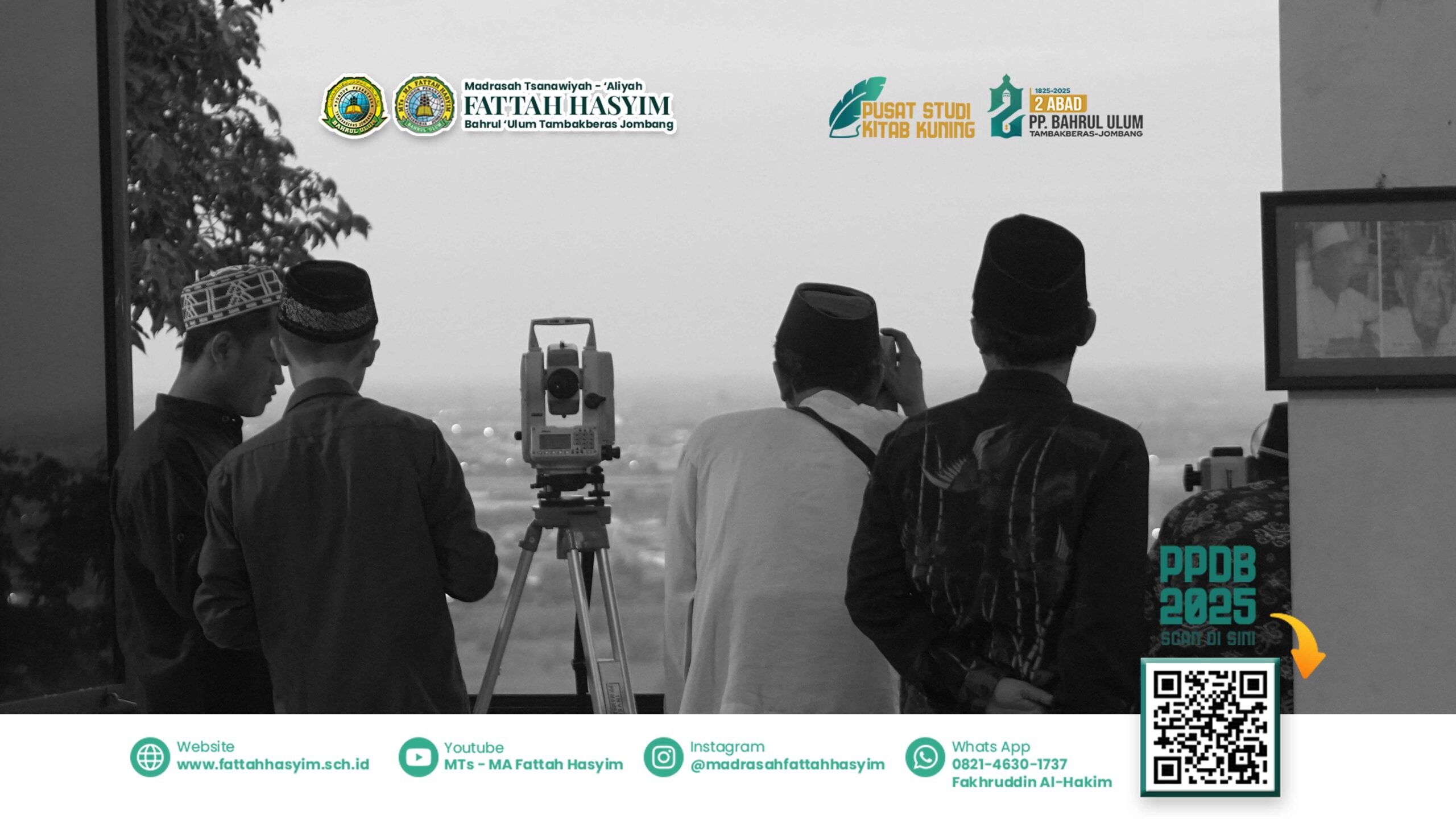 Penentuan Awal Sya’ban: Siswa Madrasah Fattah Hasyim Ikuti Rukyatul Hilal di Bukit Condrodipo